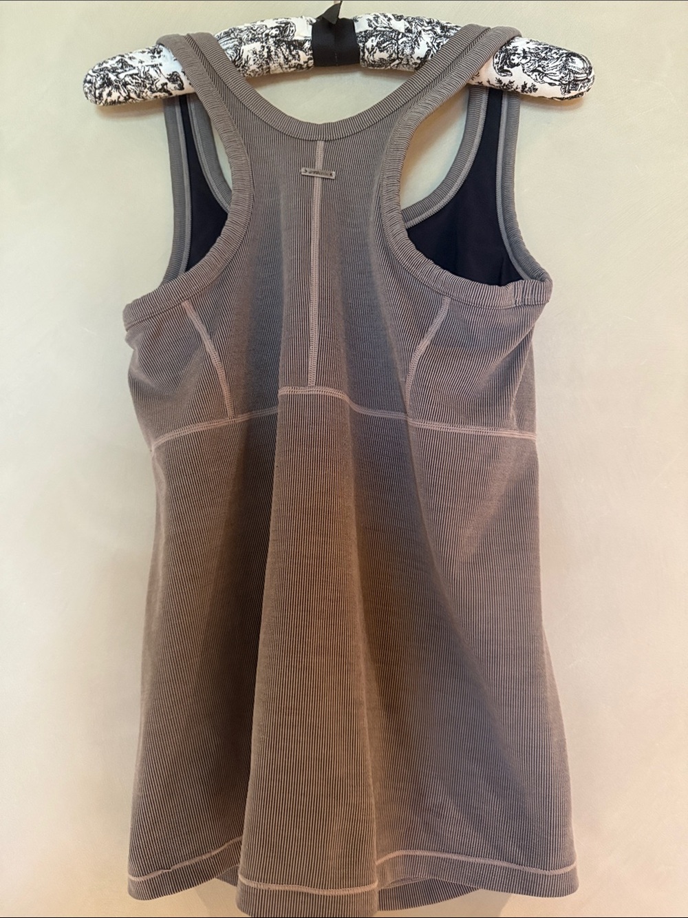 Prana Racerback Tank Top Womens Size S Built In Bra Ribbed Racerback - Picture 3 of 5